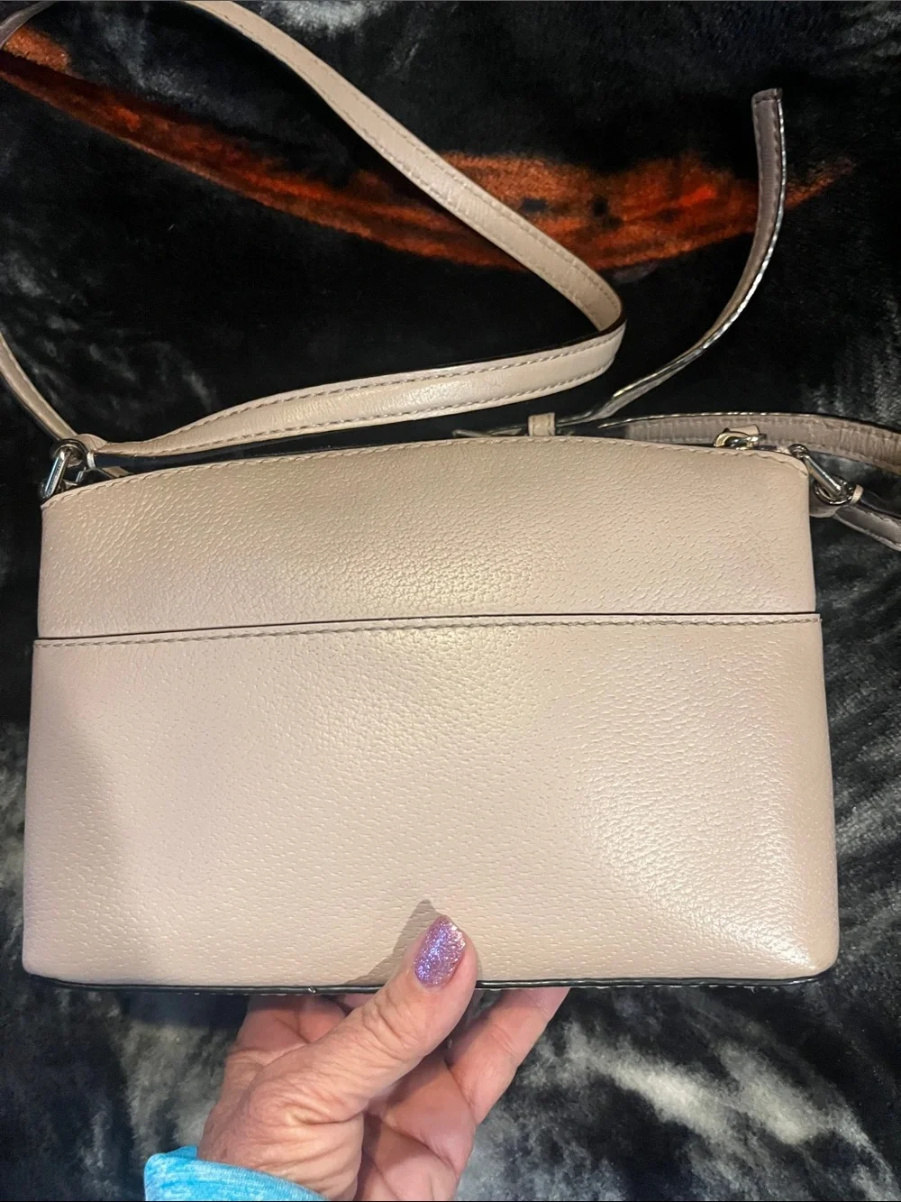 kate spade Millie grove street beige leather crossbody bag